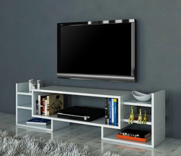 Hanah Home Mueble de TV Sema - Blanco